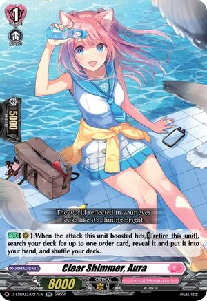 Clear Shimmer, Aura (D-LBT03/027EN) - D-LBT03: Lyrical Monasterio ~Summertime Memories!~
