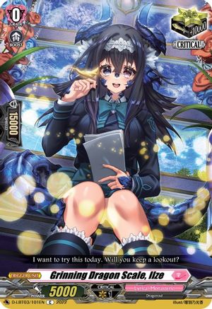 Grinning Dragon Scale, Ilze (D-LBT03/101EN) - D-LBT03: Lyrical Monasterio ~Summertime Memories!~