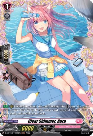 Clear Shimmer, Aura (FR) (D-LBT03/FR29EN) - D-LBT03: Lyrical Monasterio ~Summertime Memories!~