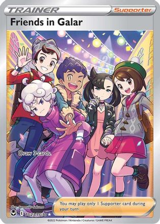 Friends in Galar TG23/TG30 - Holofoil SWSH12 Silver Tempest Trainer Gallery - Ultra Rare