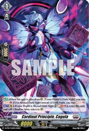 Cardinal Principle, Cagula (Foil) (D-PR/134EN) - D Promo Cards