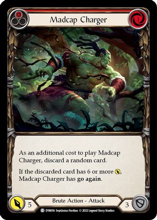 Madcap Charger (Red) (DYN016) - Dynasty Rainbow Foil
