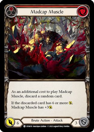 Madcap Muscle (Red) (DYN019) - Dynasty Rainbow Foil