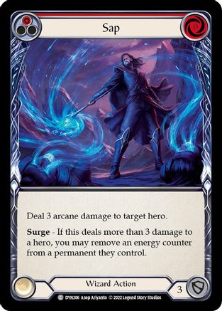 Sap (Red) (DYN206) - Dynasty Rainbow Foil