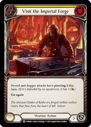 Visit the Imperial Forge (Yellow) (DYN086) - Dynasty