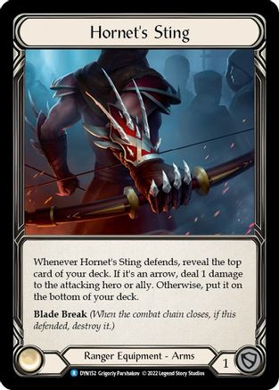 Hornet's Sting (DYN152) - Dynasty Rainbow Foil