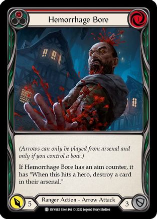 Hemorrhage Bore (Red) (DYN162) - Dynasty Rainbow Foil