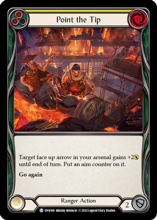 Point the Tip (Yellow) (DYN169) - Dynasty Rainbow Foil