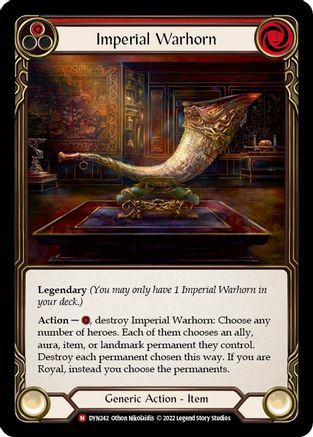 Imperial Warhorn (DYN242) - Dynasty Rainbow Foil