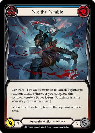 Nix the Nimble (Blue) (DYN141) - Dynasty