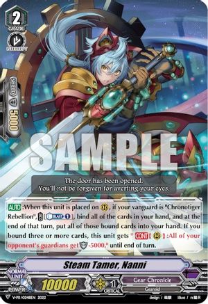 Steam Tamer, Nanni (V-PR/0248EN) - V Promo Cards