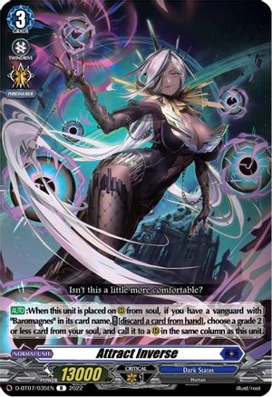 Attract Inverse (D-BT07/035EN) - D-BT07: Raging Flames Against Emerald Storm