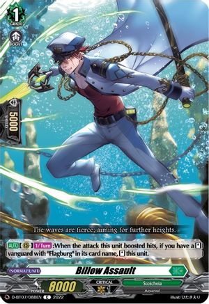 Billow Assault (D-BT07/088EN) - D-BT07: Raging Flames Against Emerald Storm
