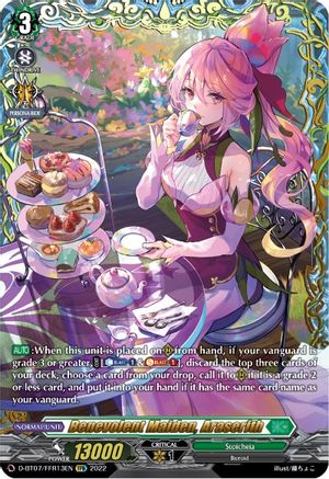 Benevolent Maiden, Araserith (FFR) (D-BT07/FFR13EN) - D-BT07: Raging Flames Against Emerald Storm