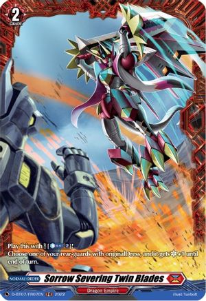 Sorrow Severing Twin Blades (FR) (D-BT07/FR07EN) - Raging Flames Against Emerald Storm