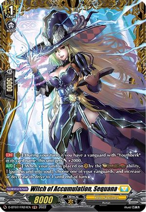 Witch of Accumulation, Sequana (FR) (D-BT07/FR24EN) - D-BT07: Raging Flames Against Emerald Storm