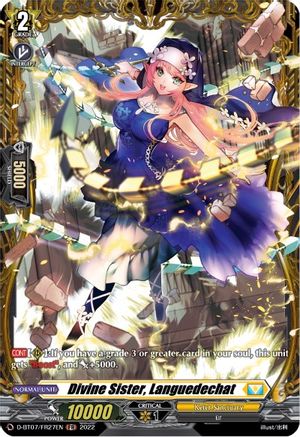 Divine Sister, Languedechat (FR) (D-BT07/FR27EN) - D-BT07: Raging Flames Against Emerald Storm