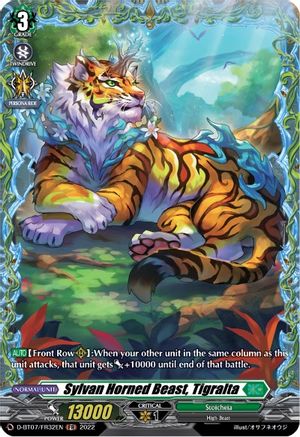 Sylvan Horned Beast, Tigralta (FR) (D-BT07/FR32EN) - D-BT07: Raging Flames Against Emerald Storm
