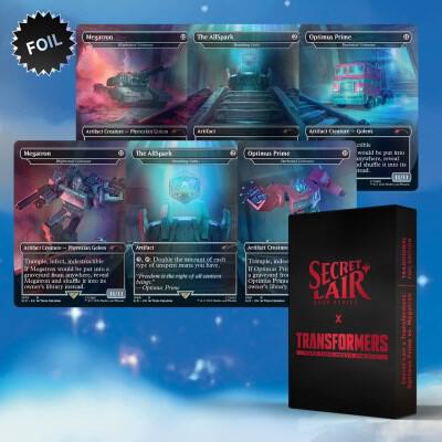 ransformers: Optimus Prime Vs. Megatron - Traditional Foil Edition - Secret Lair Drop Series