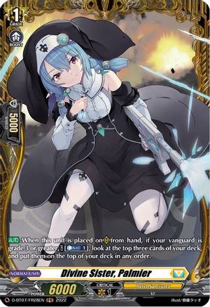 Divine Sister, Palmier (FR) (D-BT07/FR28EN) - D-BT07: Raging Flames Against Emerald Storm