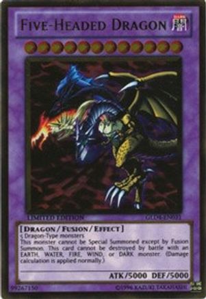 Five-Headed Dragon (GLD4-EN031) - Gold Series 4: Pyramids Edition Limited