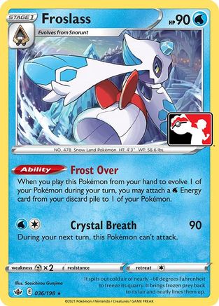 Froslass 036 Prize Pack Series Cards - Rare