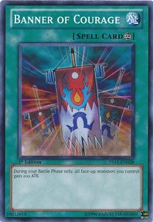 Banner of Courage (YS11-EN028) - Starter Deck: Dawn of the Xyz 1st Edition