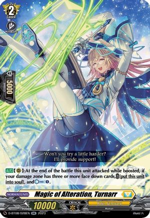 Magic of Alteration, Turnarr (D-BT08/028EN) - D-BT08: Minerva Rising