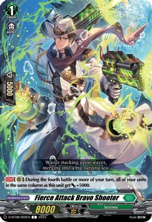 Fierce Attack Brave Shooter (D-BT08/092EN) - D-BT08: Minerva Rising