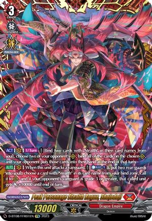 Peak Personage Stealth Rogue, Shojodoji (FFR) (D-BT08/FFR01EN) - D-BT08: Minerva Rising