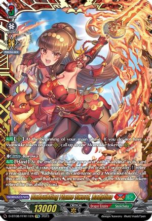 Undoubting Flame Sword, Radylina (FFR) (D-BT08/FFR11EN) - Minerva Rising