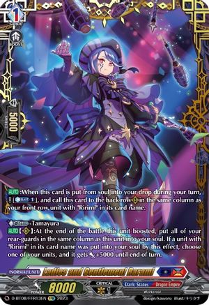 Ladies and Gentlemen! Rarami (FFR) (D-BT08/FFR13EN) - D-BT08: Minerva Rising