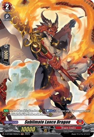 Sublimate Lance Dragon (FR) (D-BT08/FR05EN) - Minerva Rising