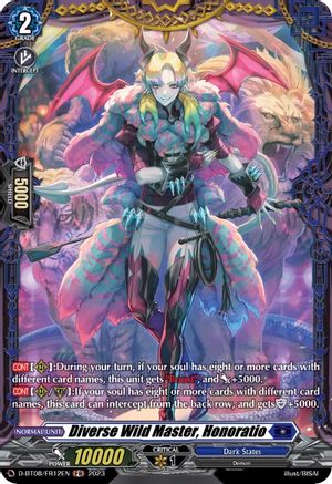 Diverse Wild Master, Honoratio (FR) (D-BT08/FR12EN) - D-BT08: Minerva Rising