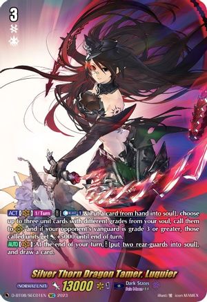 Silver Thorn Dragon Tamer, Luquier (SEC) (D-BT08/SEC01EN) - Minerva Rising