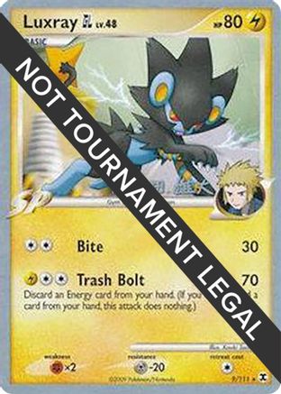 Luxray GL - 2010 (Yuta Komatsuda) 009 World Championship Decks - Rare