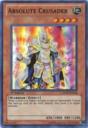 Absolute Crusader (GENF-EN036) - Generation Force 1st Edition