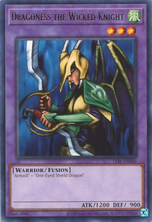 Dragoness the Wicked Knight (LOB-EN086) - Legend of Blue Eyes White Dragon (25th Anniversary Edition) Unlimited