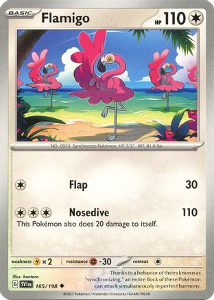 Flamigo 165/198 - Reverse Holofoil SV01 Scarlet & Violet Base Set - Uncommon