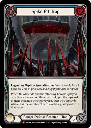 Spike Pit Trap (OUT104) - Outsiders Rainbow Foil