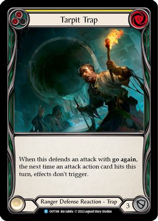 Tarpit Trap (Yellow) (OUT108) - Outsiders Rainbow Foil