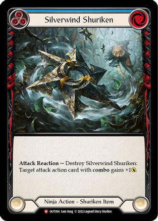 Silverwind Shuriken (OUT054) - Outsiders Rainbow Foil