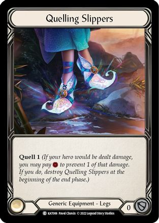 Quelling Slippers (KAT006) - Blitz Deck: Outsiders - Katsu