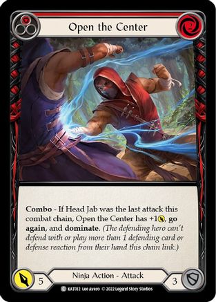 Open the Center (Red) (KAT012) - Blitz Deck: Outsiders - Katsu