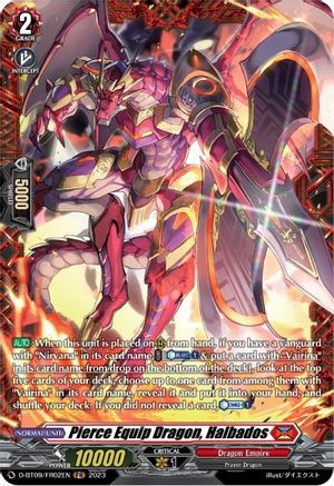 Pierce Equip Dragon, Halbados (FR) (D-BT09/FR02EN) - Dragontree Invasion