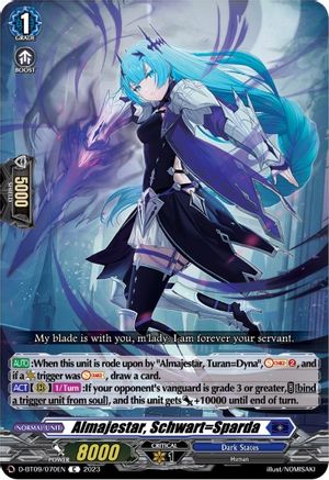 Almajestar, Schwart=Sparda (D-BT09/070EN) - D-BT09: Dragontree Invasion
