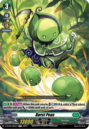 Burst Peas (D-BT09/089EN) - D-BT09: Dragontree Invasion