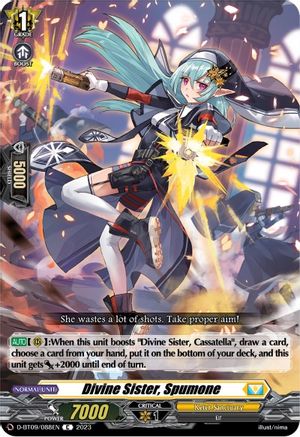 Divine Sister, Spumone (D-BT09/088EN) - D-BT09: Dragontree Invasion
