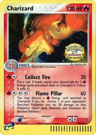 Charizard 100/97 - Holofoil League & Championship Cards - Promo