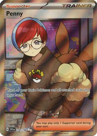 Penny 239/198 - Holofoil SV01 Scarlet & Violet Base Set - Ultra Rare